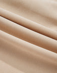 Solid Corduroy Half-Button Collared Mini Dress