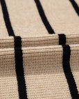 Stripe Shawl Neck Pocketed Open Cardigan