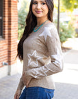 Alani Star Pattern Sweater