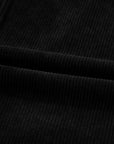 Solid Corduroy Sleeveless Pocketed Mini Dress