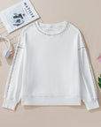 Jordyn Rainbow Pullover Sweatshirt