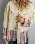 Lyla Button Up Corduroy Jacket