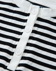 Amara Stripe Oversized Sweatshirt