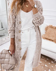 Mckenzie Hollow-out Openwork Knit Cardigan
