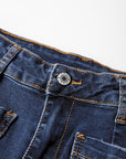 Denim Patch Pocket Shift Jeans