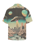 Baha Ranch Retro Pop Western Space Cowboy Camp Shirt