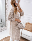 Mckenzie Hollow-out Openwork Knit Cardigan