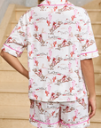 Western Cowgirl Top & Shorts Pajama Set