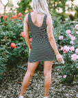 Flora Ribbed Knit Sleeveless Mini Dress