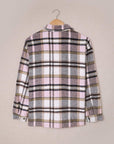 Plaid Chest Pocket Buttoned Shacket