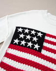 Lakelyn American Flag Sweater