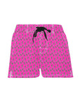 Women's Pink Lightning Bolt Beach Board Shorts