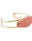 Abstract Sponge Coral Cuff Bracelet