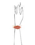 Abstract Sponge Coral Cuff Bracelet