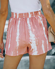 Murphy Tie Dye Drawstring Casual Shorts