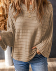 Maria Exposed Seam Dolman Top