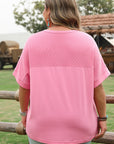 Morgan Plus Size Corded Pocketed Top