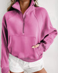 Fleece Lined Zip-Up Sweatshirt