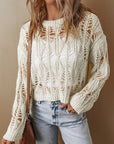 Olivia Crochet Loose Fit Sweater