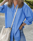 Palmer Boyfriend Chest Pocket Tunic Shirt