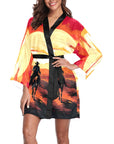 Cowboy Desert Sunset Women's Lounge Kimono Robe