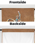 Rodeo Bullrider Window Curtains 28"x40" (2-Piece) Made in America