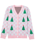 Ella Tree Pattern Cardigan Sweater