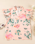 Kori Frilled V Neck Pleated Sleeve Blouse