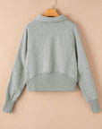 Fleece Lined Zip-Up Sweatshirt