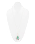 Lace Turquoise and Sterling Silver Necklace