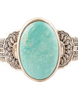 Agave Turquoise and Bronze Statement Cuff Bracelet