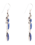 Albie Blue Lapis and Sterling Silver Drop Earrings