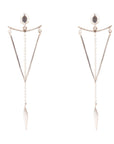 Sterling Silver All Arrows Earrings