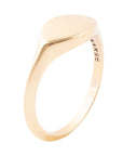 All Bronze Small Signet Ring