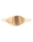 All Bronze Small Signet Ring