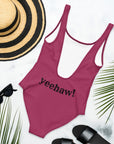 Yeehaw Ride Cowboy Ride One-Piece Swimsuit