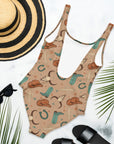 Yeehaw All Western One-Piece Swimsuit