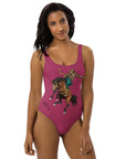 Yeehaw Ride Cowboy Ride One-Piece Swimsuit