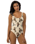 Yeehaw Vintage Cowgirl One-Piece Swimsuit