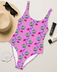 Yeehaw Disco Cowgirl One-Piece Swimsuit