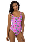 Yeehaw Disco Cowgirl One-Piece Swimsuit