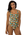 Yeehaw Feelin' Lucky Cowgirl One-Piece Swimsuit