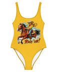 Yeehaw Ride 'Em Cowgirl One-Piece Swimsuit