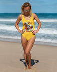 Yeehaw Ride 'Em Cowgirl One-Piece Swimsuit