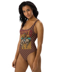 Yeehaw Rodeo Stars One-Piece Swim Suit