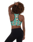 Highland Cow Sports Bra