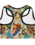 Feelin' Lucky Cowgirl Padded Sports Bra