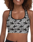 Rodeo Bronc Padded Sports Bra