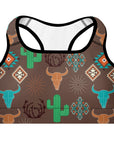 Bullhead Cactus Padded Sports Bra