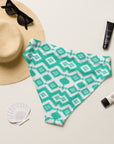 Yeehaw Turquoise Aztec Bikini Bottom